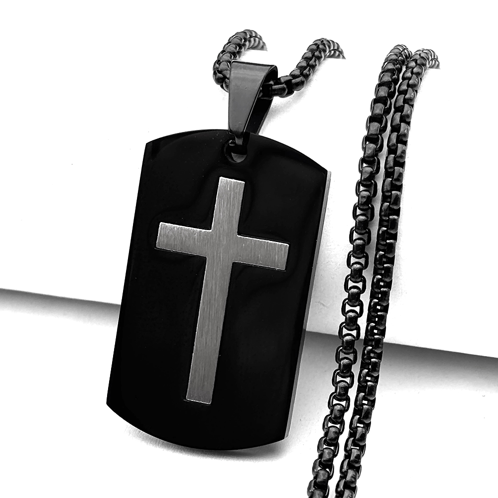 Collier Militaire Bicolore en  - Mens Dog Tag Necklace avis et prix