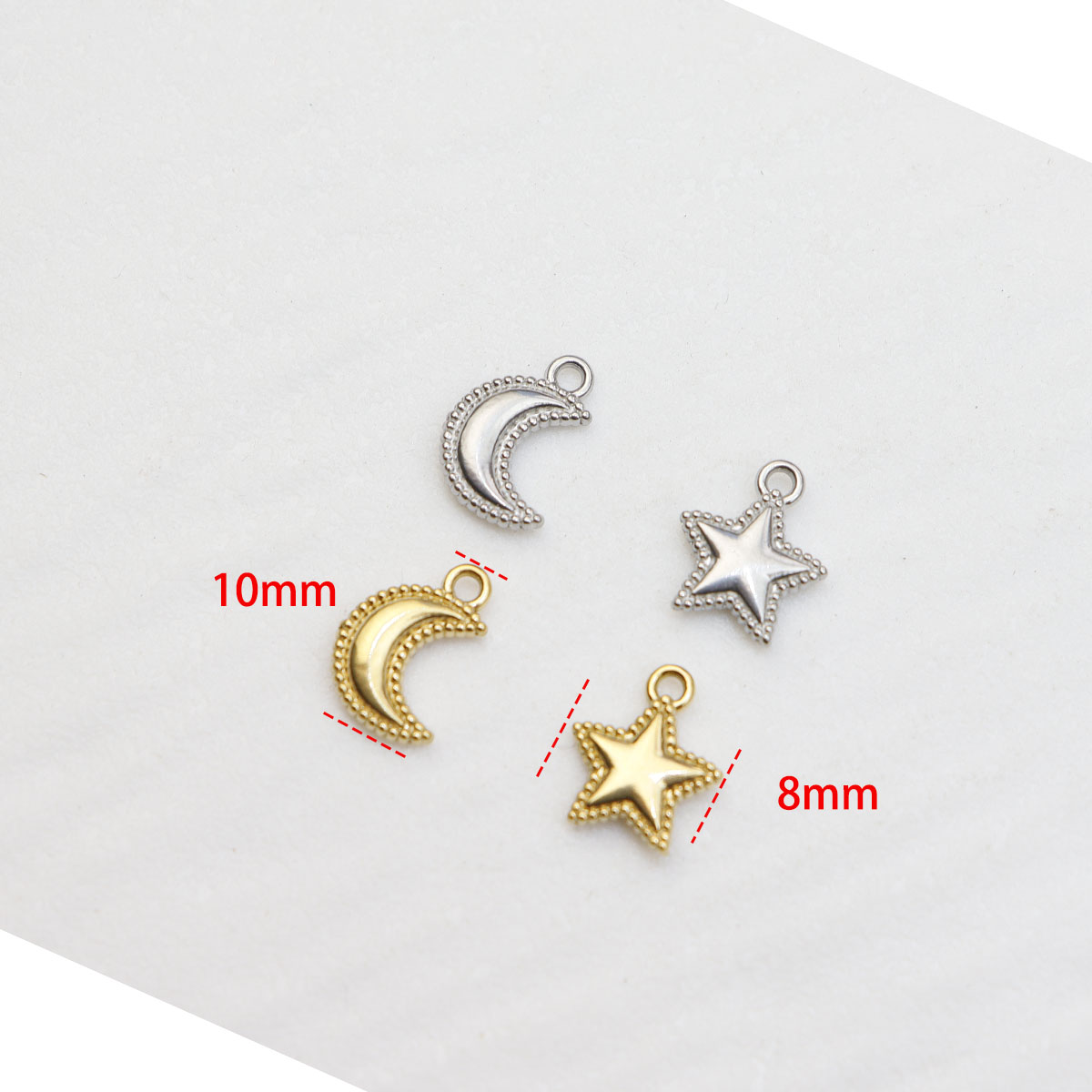 Breloques en forme d'étoile et - Moon Star Earrings avis et prix