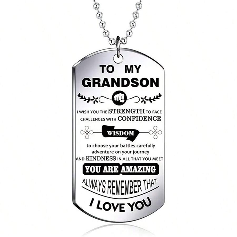 Collier inspirant pour mon pet - Mens Dog Tag Necklace avis et prix