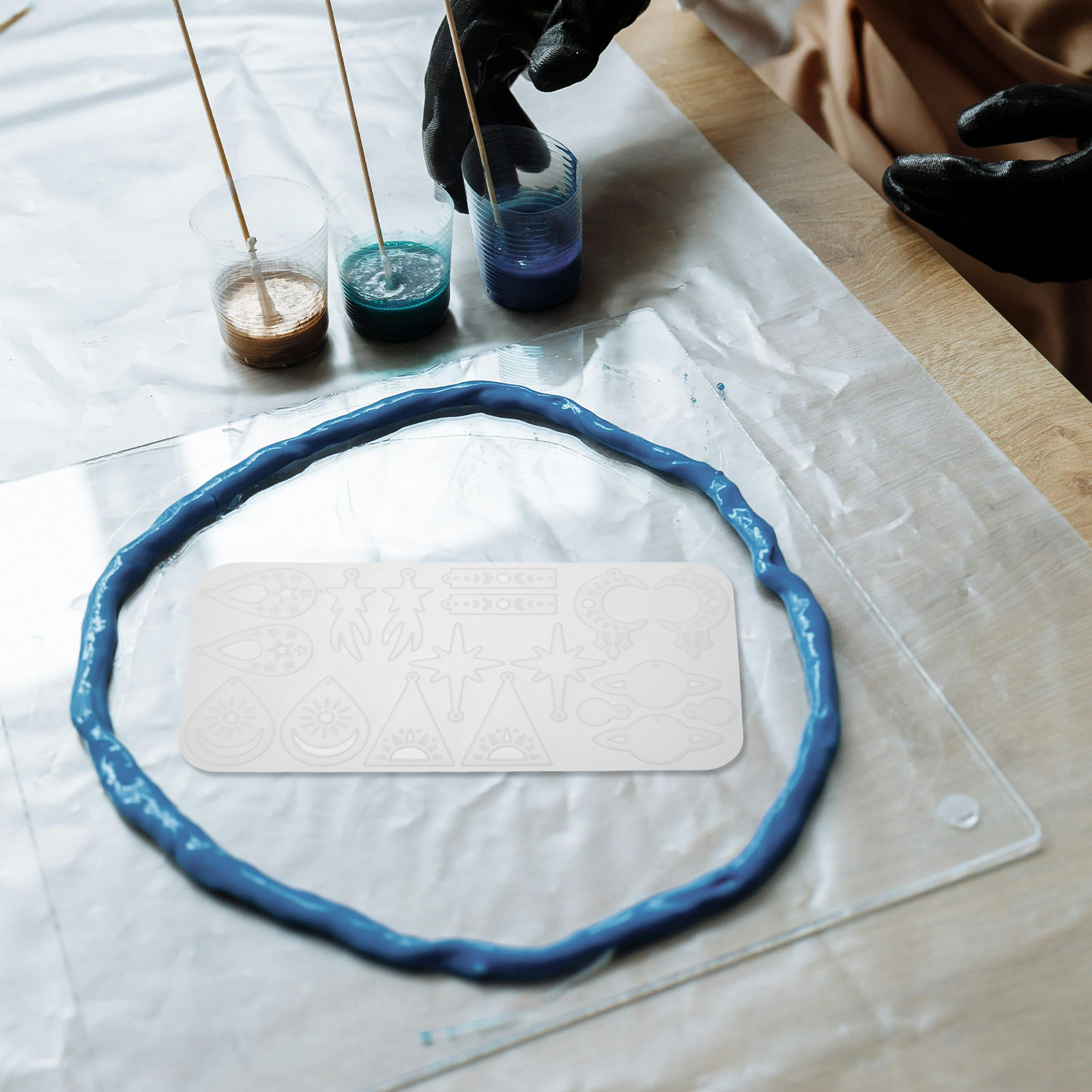 Moule en silicone pour bijoux  - Moon Star Earrings avis et prix