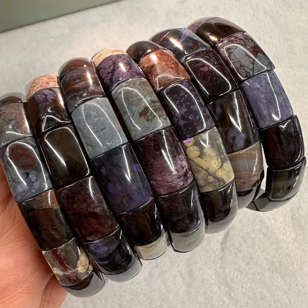 Bracelet Sugilite naturelle AA - Gemstone Bracelet Healing avis et prix