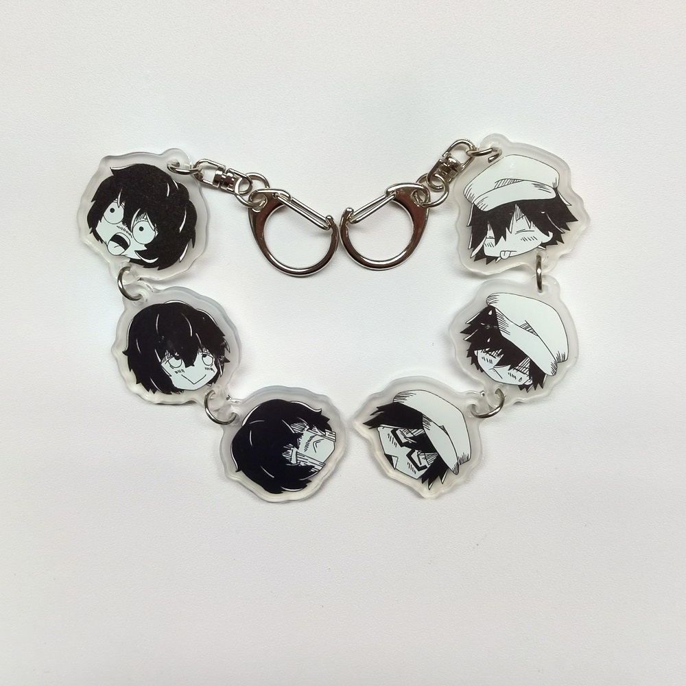 Porte-clés Anime en acrylique, - Mens Dog Tag Necklace avis et prix