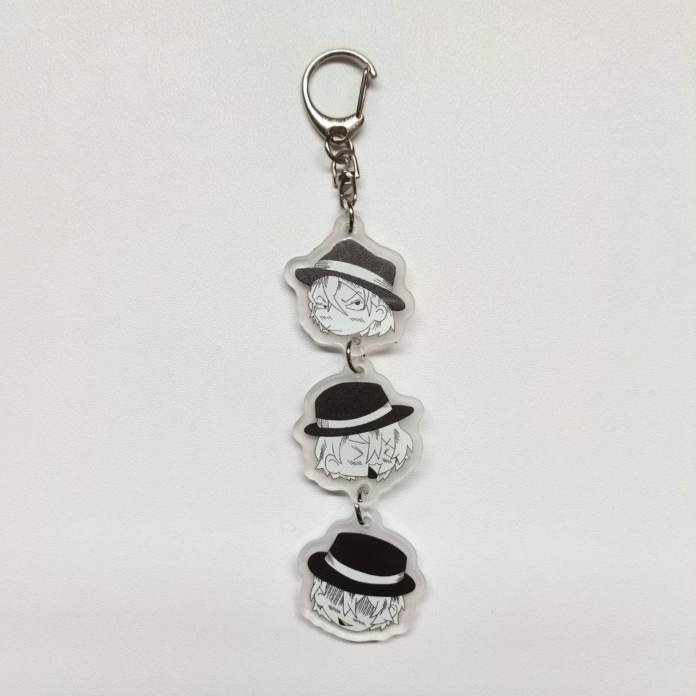 Porte-clés Anime en acrylique, - Mens Dog Tag Necklace avis et prix