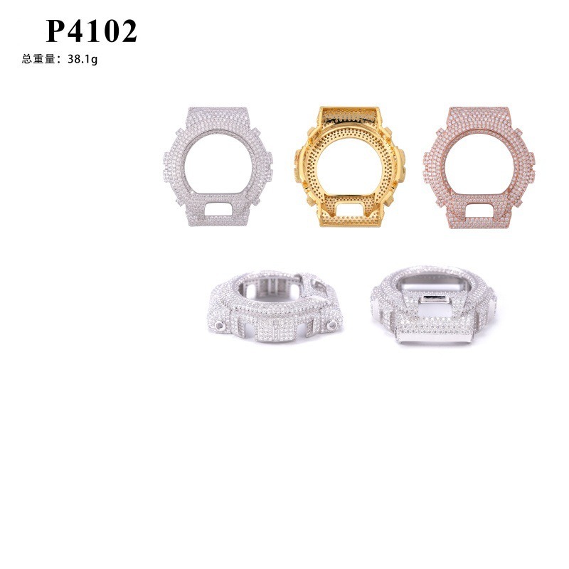 Boîtier de montre Hip Hop Blin - Jewelry Watches Silver avis et prix