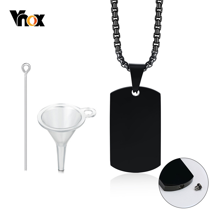 Vnox – collier pendentif avec  - Mens Dog Tag Necklace avis et prix