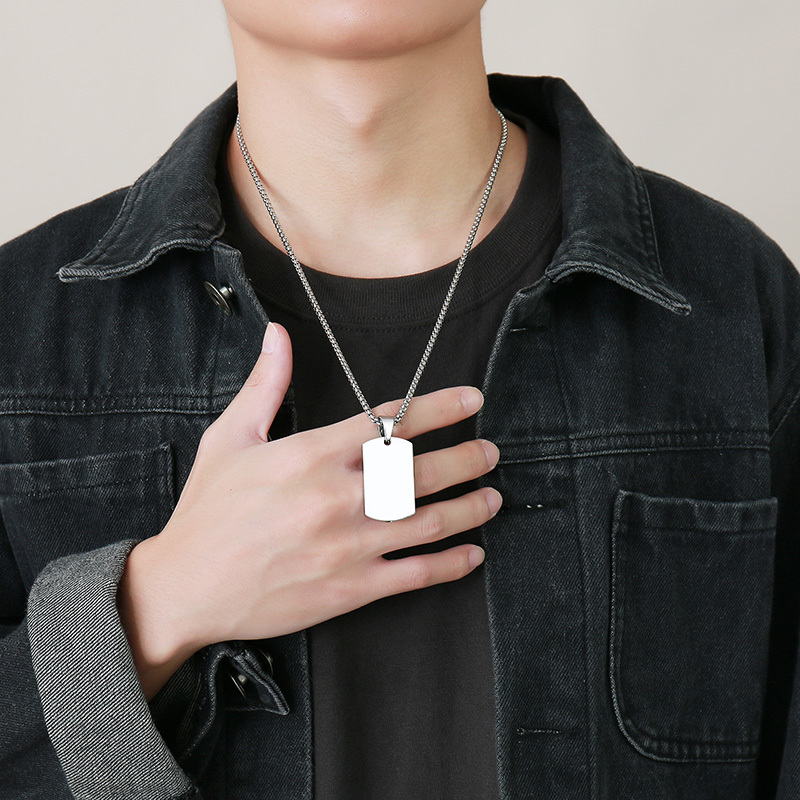 Vnox – collier pendentif avec  - Mens Dog Tag Necklace avis et prix