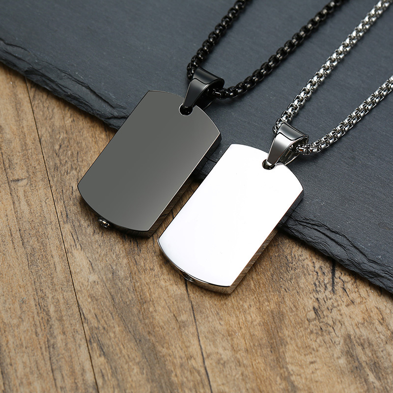 Vnox – collier pendentif avec  - Mens Dog Tag Necklace avis et prix