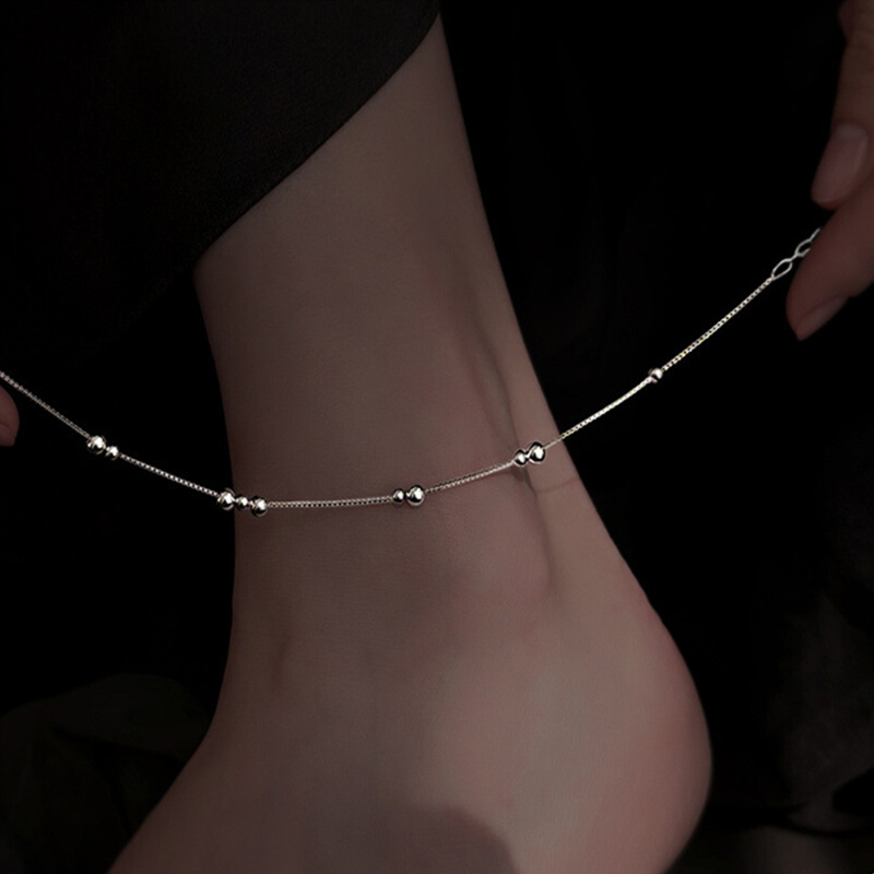 Chaîne de cheville en argent S - Anklet Foot Chain avis et prix