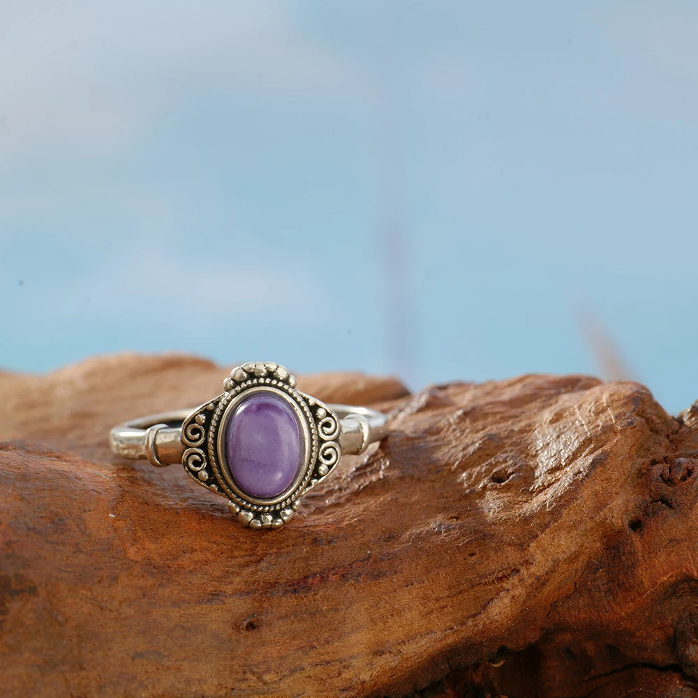 Bague ajustable en argent mass - Birthstone Ring Set avis et prix