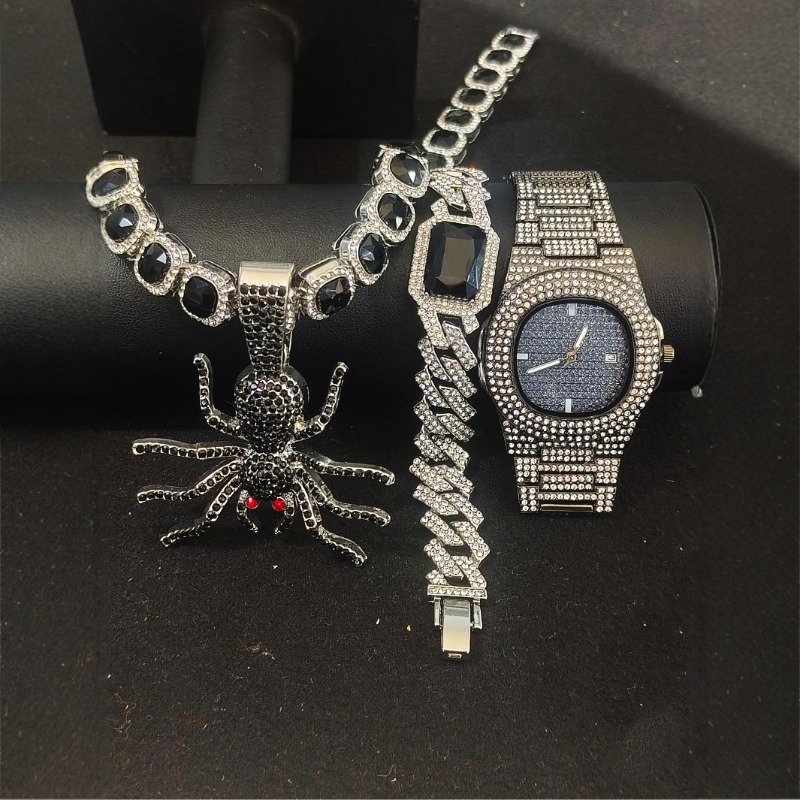 Ensemble de bijoux Hip Hop pou - Icebox Jewelry Watches avis et prix