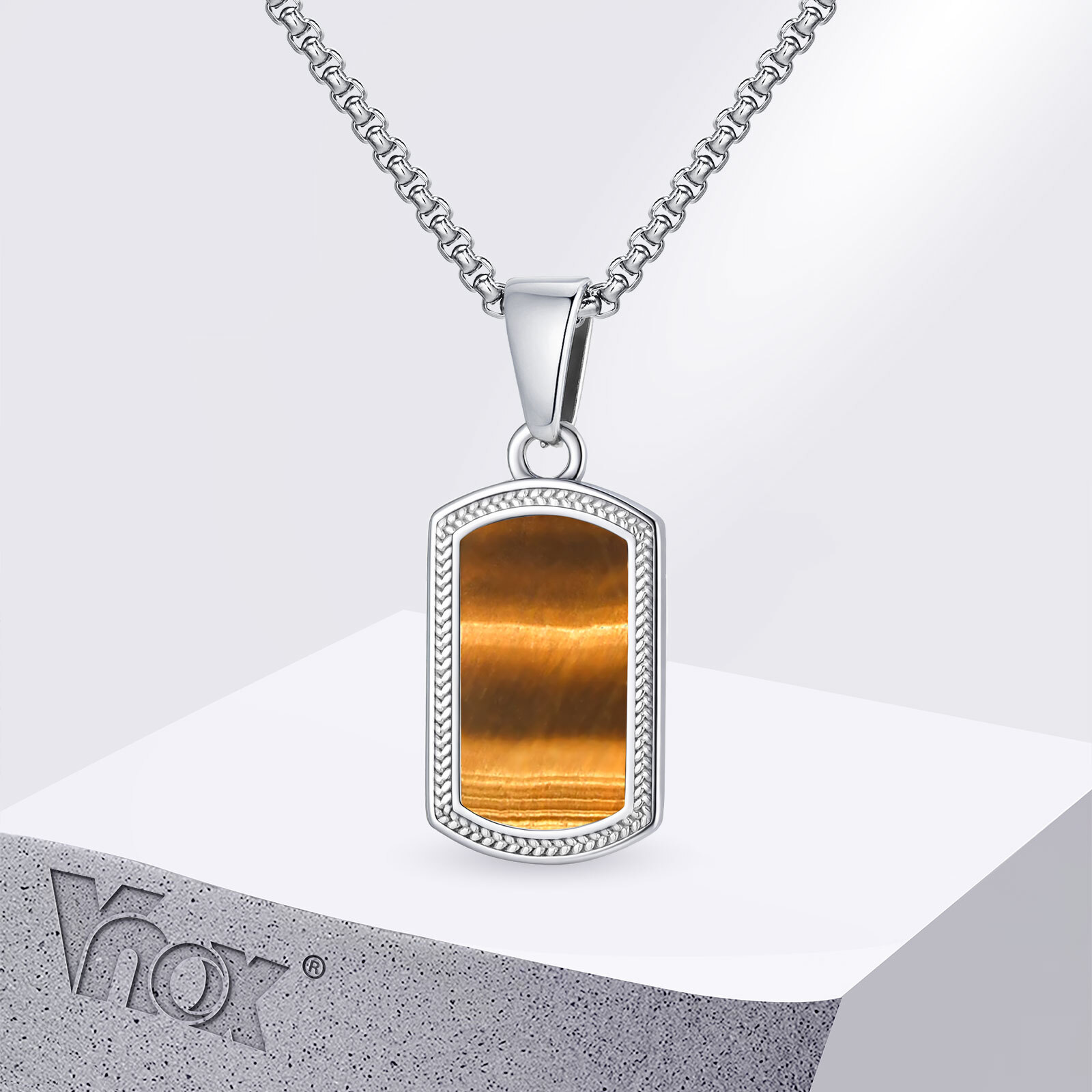 Vnox – collier avec pendentif  - Mens Dog Tag Necklace avis et prix